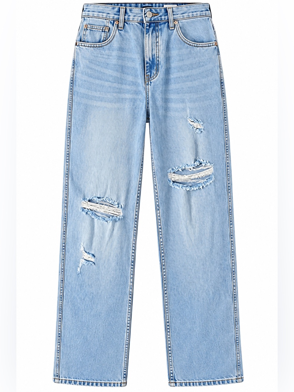 wild fable Light Wash Distressed Relaxed Men’s Jeans
